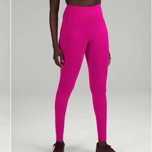 NWT Lululemon Swift Speed High Rise Tight Full Length 28”, Sonic Pink Neon Wash